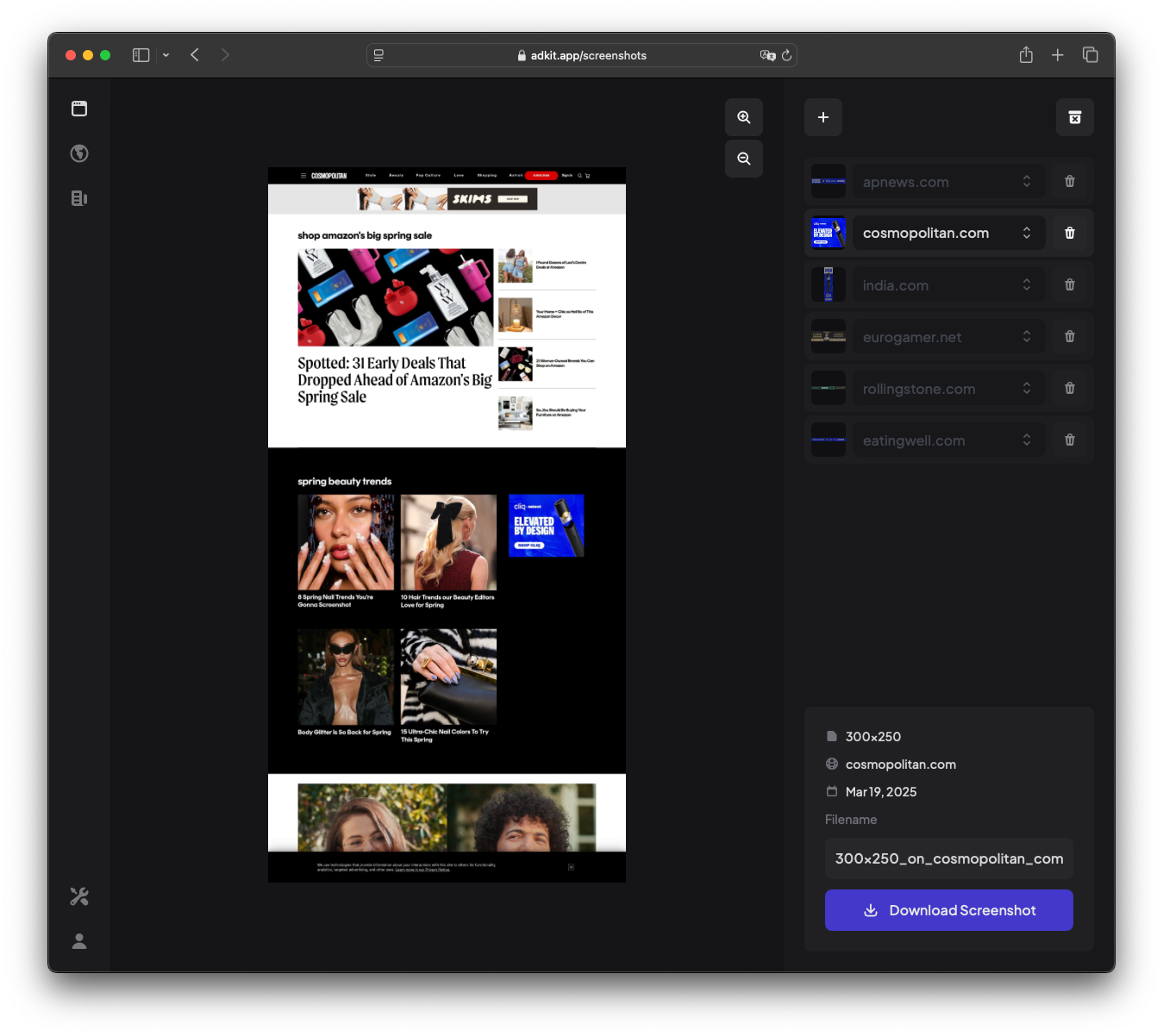 Adkit Interface